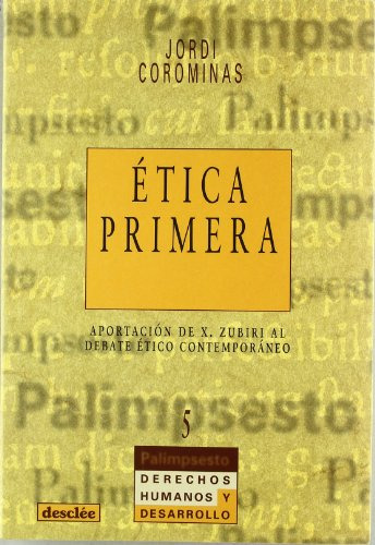 Libro Ética Primera De Jordi Coromina Escude Ed: 1