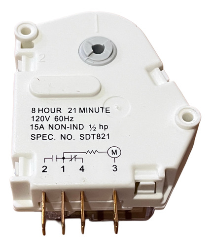 Timer Deshielo Refrigerador Compatible Whirlpool 8 Horas