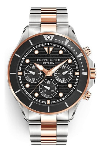 Filippo Loreti Odyssey - Reloj De Pulsera Multifunción Dos T