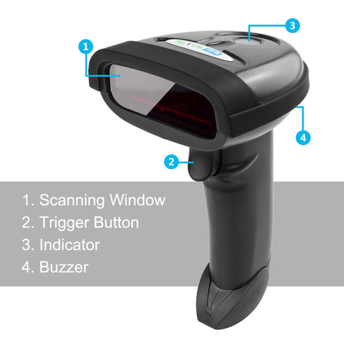 Lector De Código De Barras Inalámbrico Netum Nt-1698w