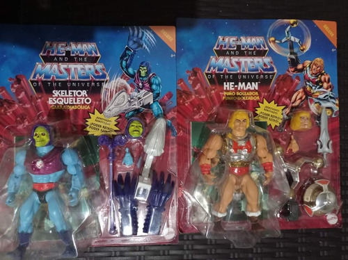 Heman Set Deluxe He-man Master Of The Universe Skeletor 