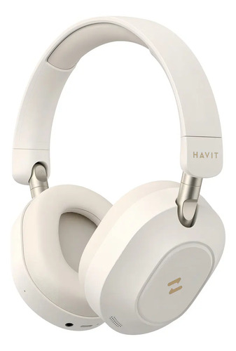 Headphone Havit H668bt Anc Híbrido Bluetooth 5.4 Bateria 80h Bege