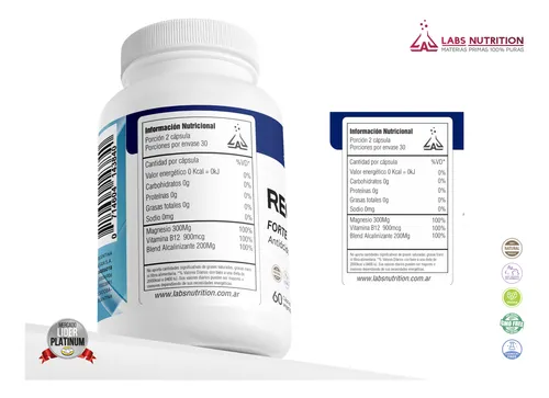 Regulacid Forte 500 Mg - Antiacido (60 Capsulas)