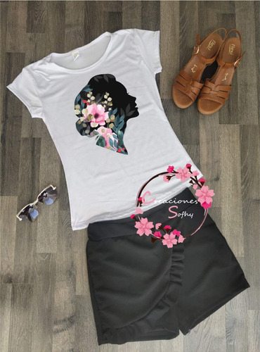 Conjunto De Blusa Y Short Para Dama