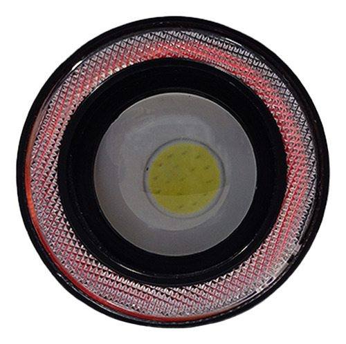 Faro Led Neblinero Par Ojo Angel Rojo Flash 3.5 PuLG  Auto