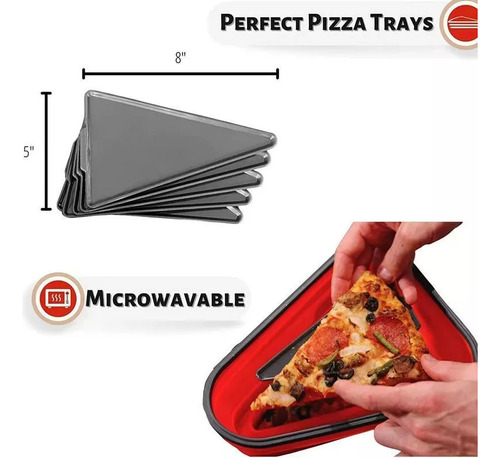 Pote Retráctil Triangular Reutilizable Para Embalaje De Pizz