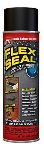 Flex Seal Aerosol Sellador De Goma Revestimientos, 14 Onzas,