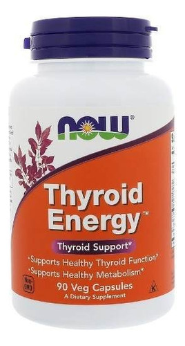 Suplemento en cápsula NOW  Thyroid Energy vitaminas