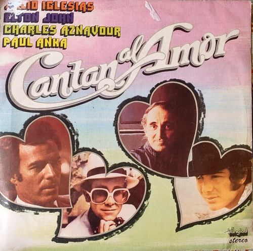 Vinilo Lp De Cantan Al Amor -aznavour -iglesias-anka (xx988