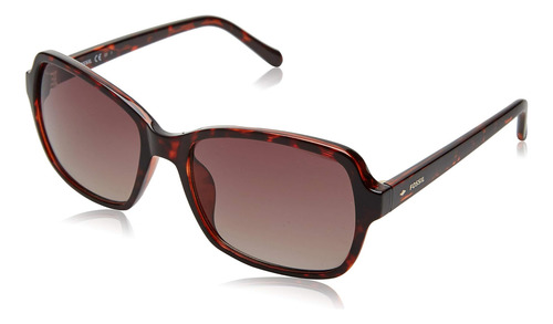 Gafas De Sol Fossil Para Mujer Estilo Fos Ovaladas, Havana O