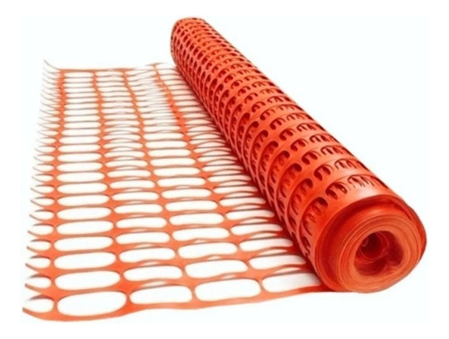 Malla Red De Seguridad Vial Naranja 60gs/m2 Kushiro