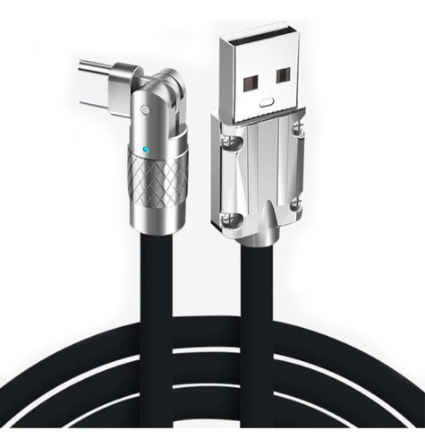 Cable Usb C 120w A Usb Angulo 180 Grados
