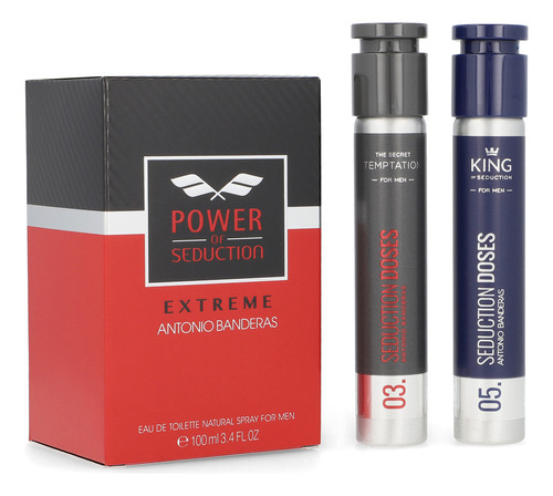 Set Power Of Seduction Extreme Banderas 3pz - Hombre