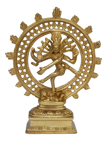 Aakrati Lord Shiva En Metal Dancing Posición (natraj) Made R