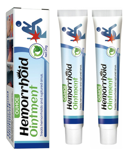 2 × Crema Para Hemorroides  Crema Para Eliminar Hemorroides