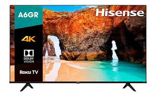 Imagen 1 de 5 de Tv 75 Pulgadas Smart Tv Uhd 4k 75a6gr Roku Tv Led Hisense