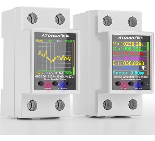 Disjuntor Inteligente Medidor Energia Wifi Tuya Gr2pws 100a