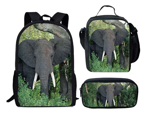 Amzprint Child Back To School Gift 3pcs Bookbag Set Para