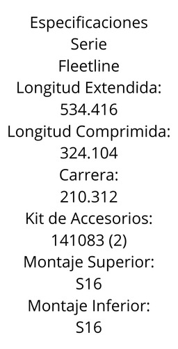 Amortiguador 83613 = 66605 3919567 Ams600164 83613