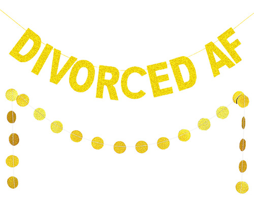 Bandera De Fiesta De Divorcio Con Una Sola Pancarta Decorati