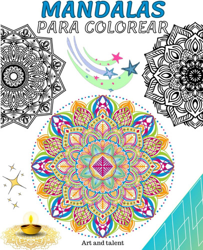 Libro: Mandalas Para Colorear Niños 12 Años: Relájate, Medit