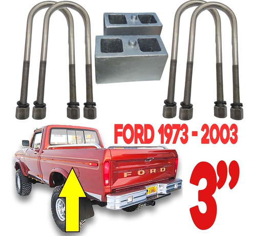 Tacones Para Muelles Ford F100, F150, F250, Econoline