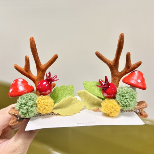 10 Pares De Diademas De Navidad Pinzas Para El Pelo Navidad