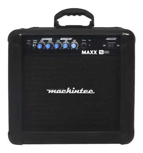 Amplificador Combo Transistor Mackintec Maxx 15W Guitarra Preto P...
