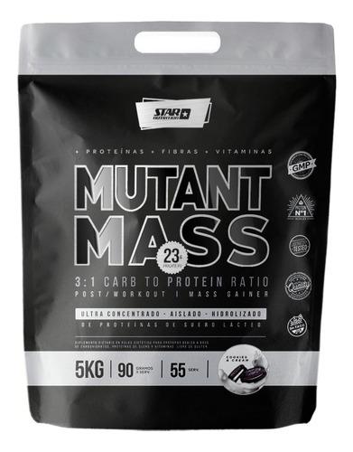 Ganador De Peso Con Oxido Nitrico  Mutant Mass X 10kg Star