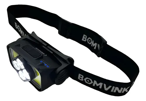 Lanterna Cabeça Led Recarregável Usb Branco Preto