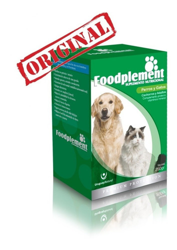 Comida Perro Suplemento Nutricional Foodplement (rinde 1mes)