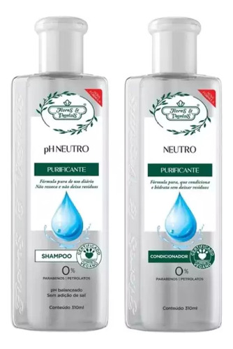  Shampoo E Cond Purificante Neutro Flores & Vegetais 310ml