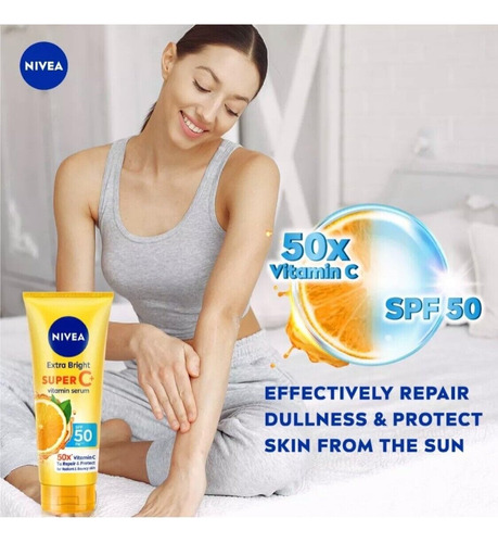 Sérum Corporal Nivea Extra Bright Super C+ Vitamina Spf50+ 3