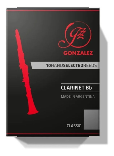 Cañas Para Clarinete En Sib Gonzalez Classic
