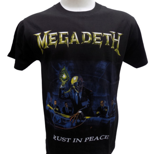 Remera De Megadeth Rust In Peace Rockería Que Sea Rock 