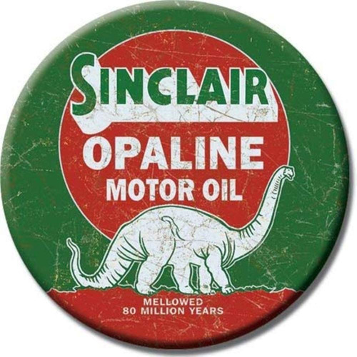 Sinclair Opaline Aceite De Motor 3  Estaño Iman