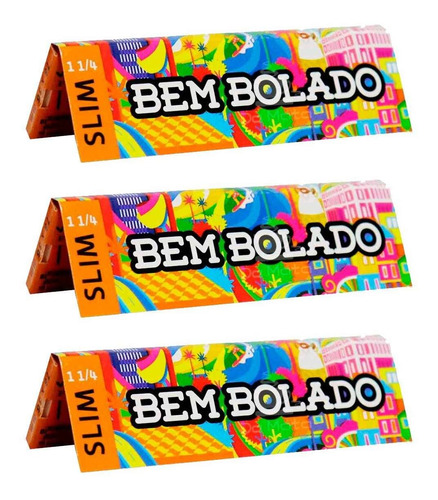 Kit 3 Sedas Bem Bolado Slim 1 1/4