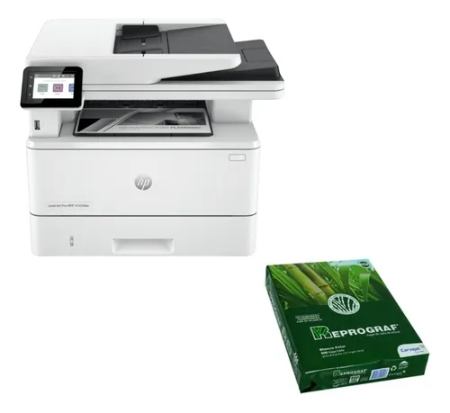 Combo Impresora Hp Mfp 4103fdw + Resma Gratis Blanco