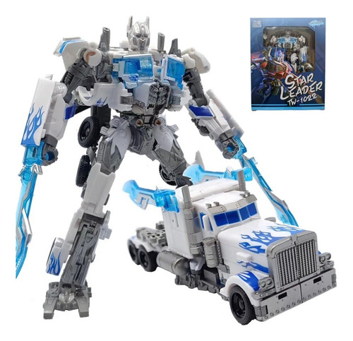 Figura Optimus Prime / White Edition Series G1 Transformers