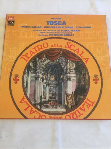 Teatro Alla Scala Tosca Callas Di Stefano Disco Vinilo Lp