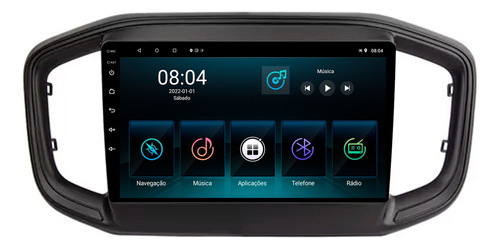 Multimidia Fiat Strada 20/23 9p Android Carplay 2/32gb