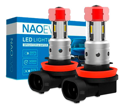 Foco Led N86 H10 Luz Blanca 4.000lm Naoevo