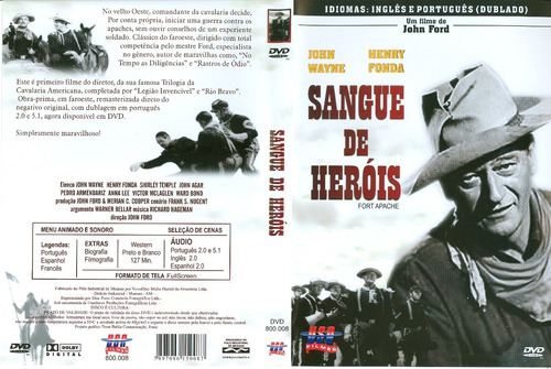 Dvd Sangue De Heróis (john Wayne, Henry Fonda)