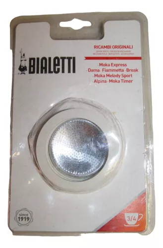 Filtro Aluminio Cafetera Italiana Bialetti Y Turmix 3 Tazas