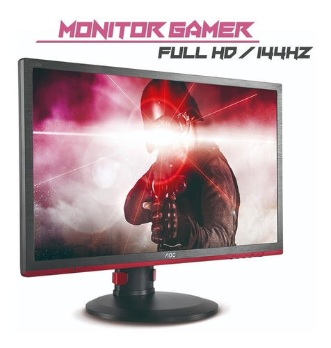 Monitor Gamer 24 Fhd Y 144hz Vga Hdmi Dvi Displayport