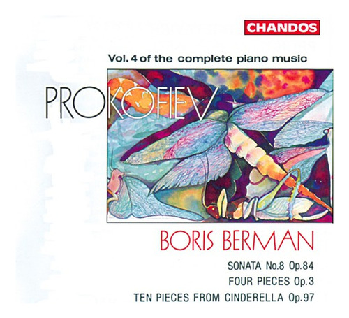 Música Para Piano De S. Prokófiev, 4 Cd