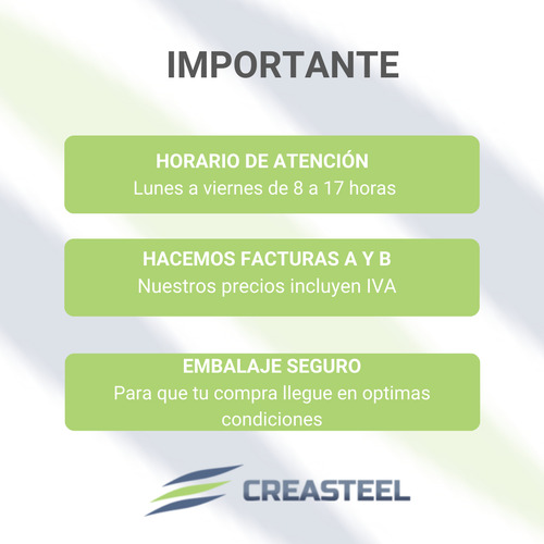 Perfil Buña Z Perimetral 2,60 Metros - Venta Desde Fabrica
