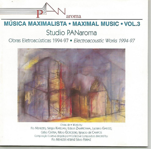 Cd - Música Maximalista - Maximal Music - Volume 3 - 1998 (Usado)