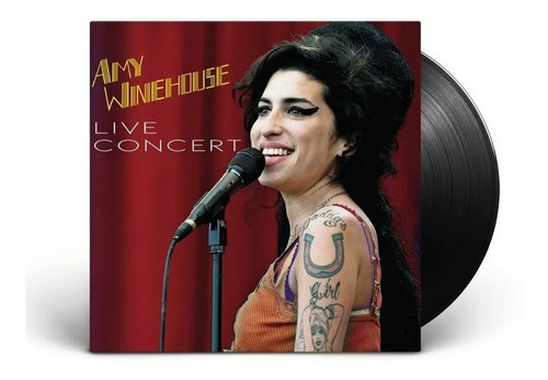 Amy Winehouse - LIVE CONCERT- vinilo 2021 producido por PLAZA INDEPENDENCIA MUSICA