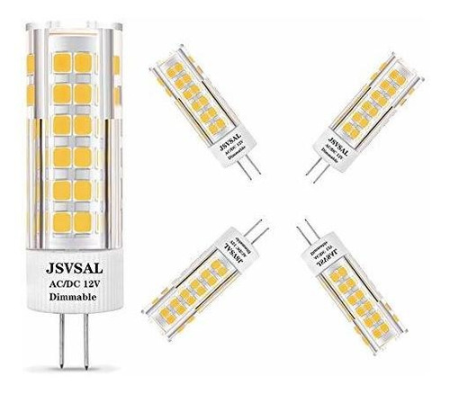 Focos Led - Jsvsal (paquete De 4) Bombilla Led Regulable Gy6